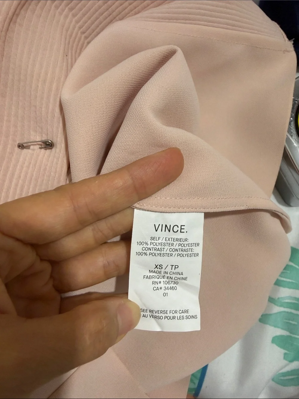 Vince women Sleeveless Turtleneck top XS fits XS- S- M - Picture 5 of 11